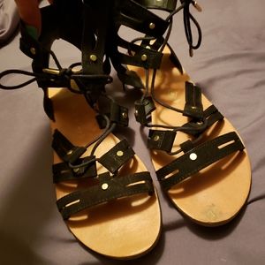 Black sandals